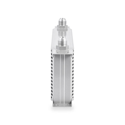 Universal 16-Row Oil Cooler Silver <br> 13 L X 3.7 W X 5.61 in H