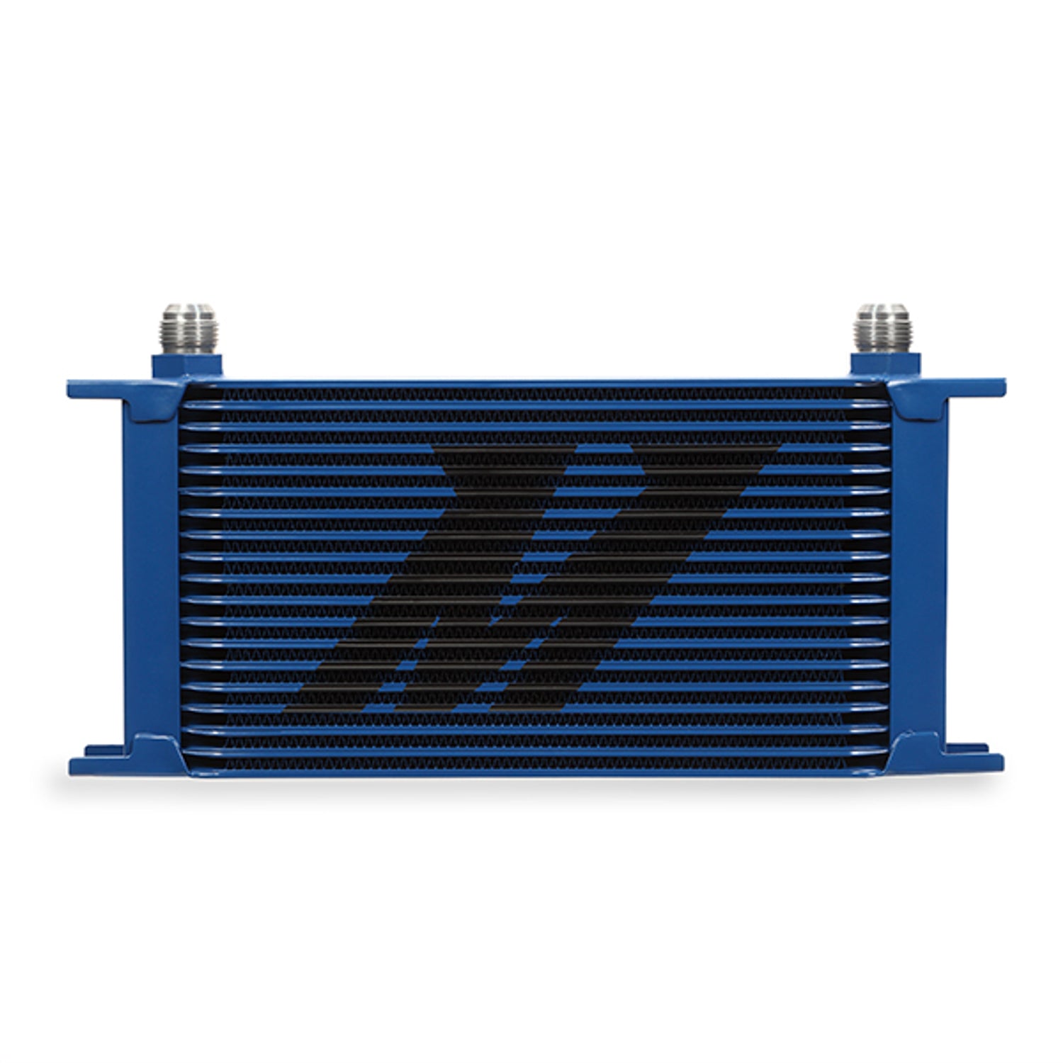Universal 19 Row Oil Cooler - Blue <br> 6.44 L X 1.97 W X 12.95 in H