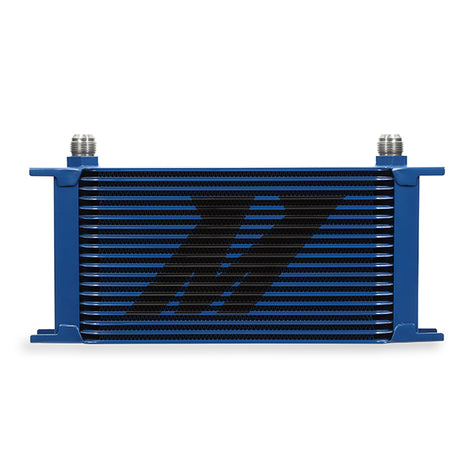 Universal 19 Row Oil Cooler - Blue <br> 6.44 L X 1.97 W X 12.95 in H