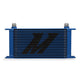 Universal 19 Row Oil Cooler - Blue <br> 6.44 L X 1.97 W X 12.95 in H