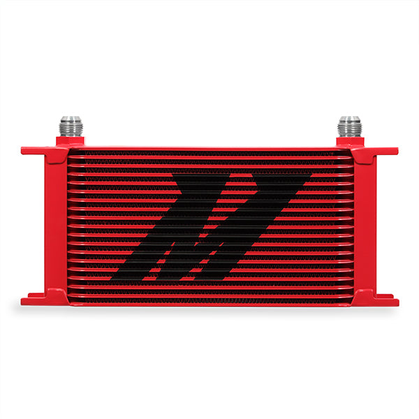 Universal 19 Row Oil Cooler - Red <br> 6.44 L X 1.97 W X 12.95 in H