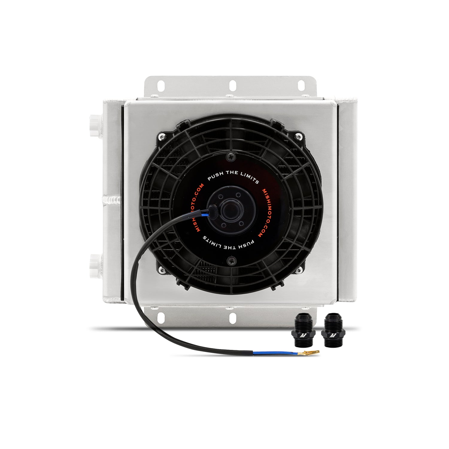23 Row Oil Cooler Kit w/1in x 8in Fan <br> 12.35 L X 4.23 W X 7.96 in H
