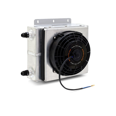23 Row Oil Cooler Kit w/1in x 8in Fan <br> 12.35 L X 4.23 W X 7.96 in H