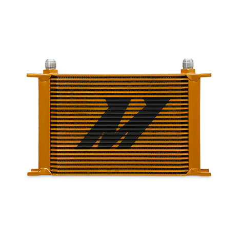 Universal 25-Row Oil Cooler - Gold <br> 8.35 L X 1.97 W X 12.95 in H