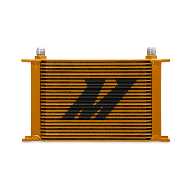 Universal 25-Row Oil Cooler - Gold <br> 8.35 L X 1.97 W X 12.95 in H