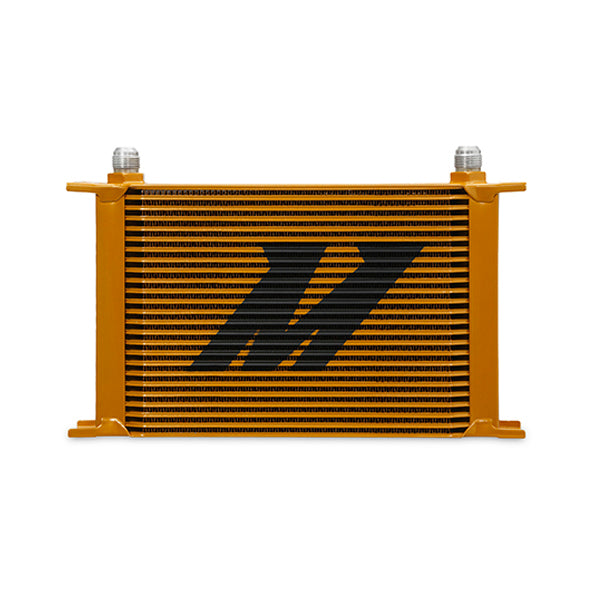 Universal 25-Row Oil Cooler - Gold <br> 8.35 L X 1.97 W X 12.95 in H