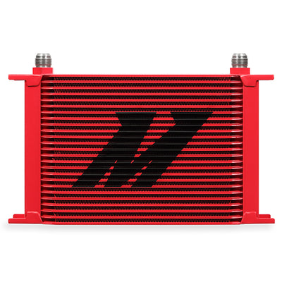 Universal 25 Row Oil Cooler - Red <br> 8.35 L X 1.97 W X 12.95 in H