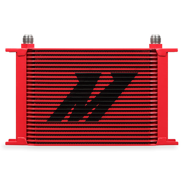 Universal 25 Row Oil Cooler - Red <br> 8.35 L X 1.97 W X 12.95 in H