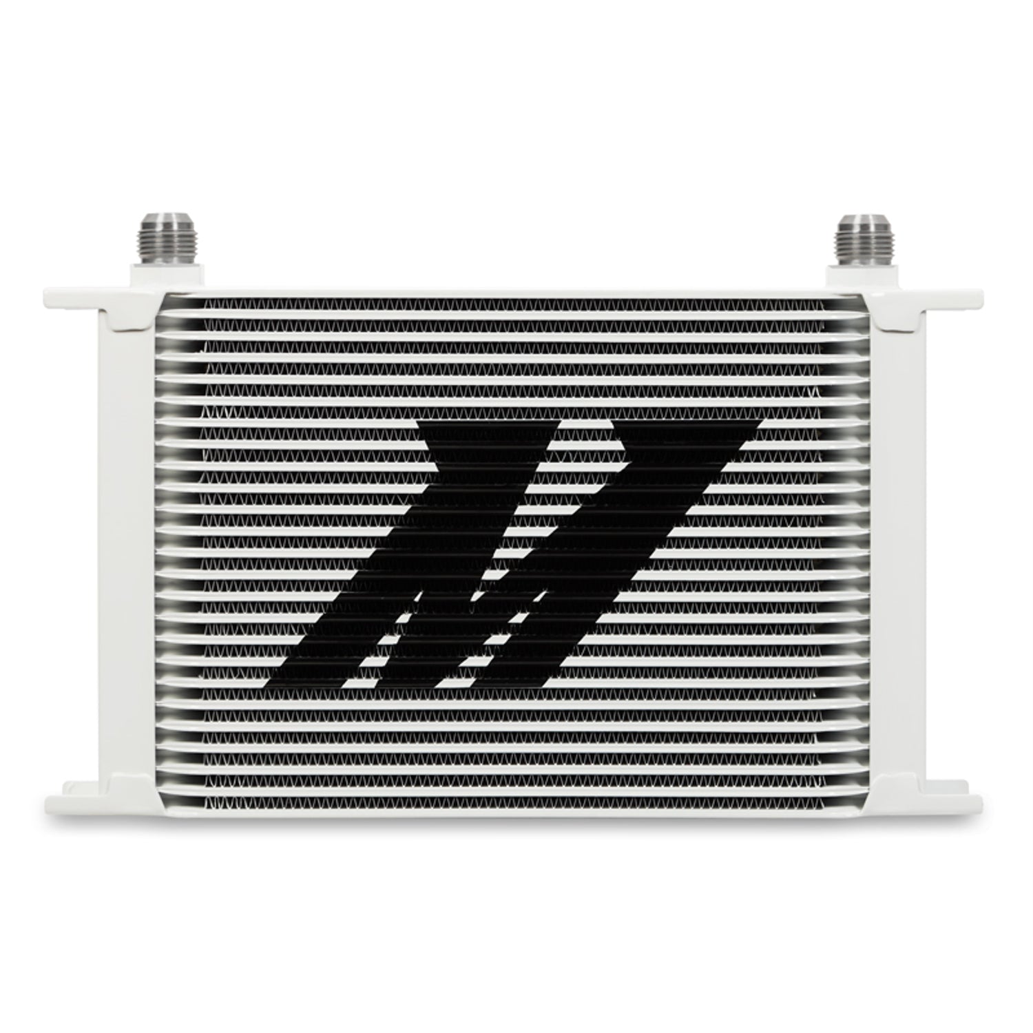 Universal 25 Row Oil Cooler Kit - White <br> 8.35 L X 1.97 W X 12.95 in H