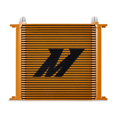 Universal 34 Row Oil Cooler - Gold <br> 13 L X 3.7 W X 11.06 in H