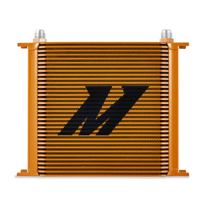 Universal 34 Row Oil Cooler - Gold <br> 13 L X 3.7 W X 11.06 in H