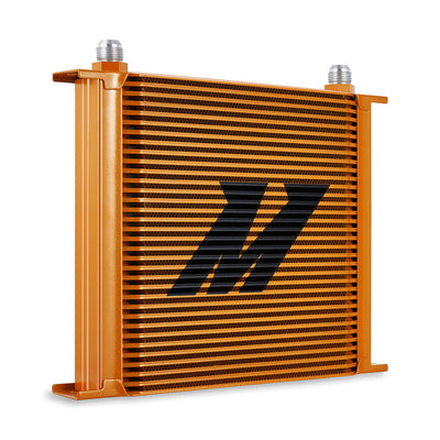 Universal 34 Row Oil Cooler - Gold <br> 13 L X 3.7 W X 11.06 in H