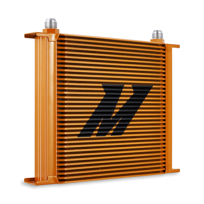 Universal 34 Row Oil Cooler - Gold <br> 13 L X 3.7 W X 11.06 in H