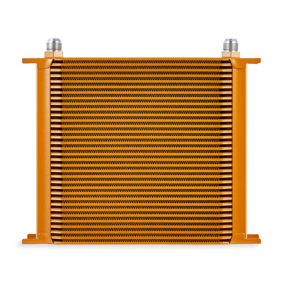 Universal 34 Row Oil Cooler - Gold <br> 13 L X 3.7 W X 11.06 in H
