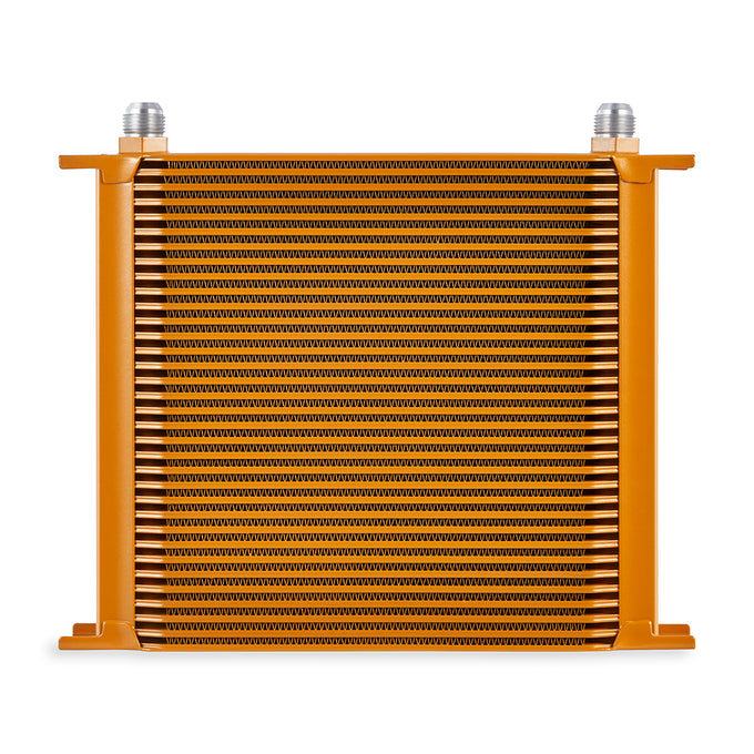 Universal 34 Row Oil Cooler - Gold <br> 13 L X 3.7 W X 11.06 in H