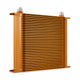 Universal 34 Row Oil Cooler - Gold <br> 13 L X 3.7 W X 11.06 in H
