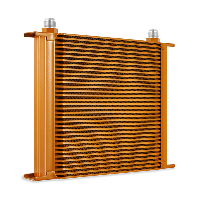 Universal 34 Row Oil Cooler - Gold <br> 13 L X 3.7 W X 11.06 in H