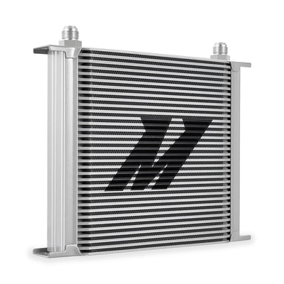 Universal 34 Row Oil Cooler - Silver <br> 13 L X 3.7 W X 11.06 in H