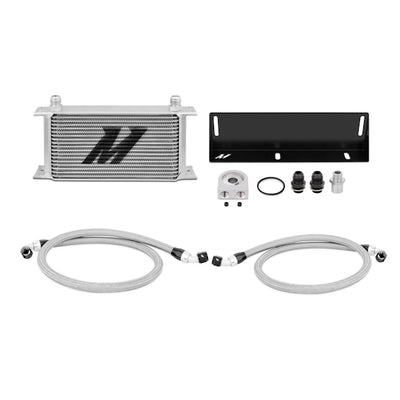 Silver Oil Cooler Kit <br> 79-93 Ford Mustang