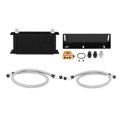 Silver Oil Cooler Kit <br> 79-93 Ford Mustang