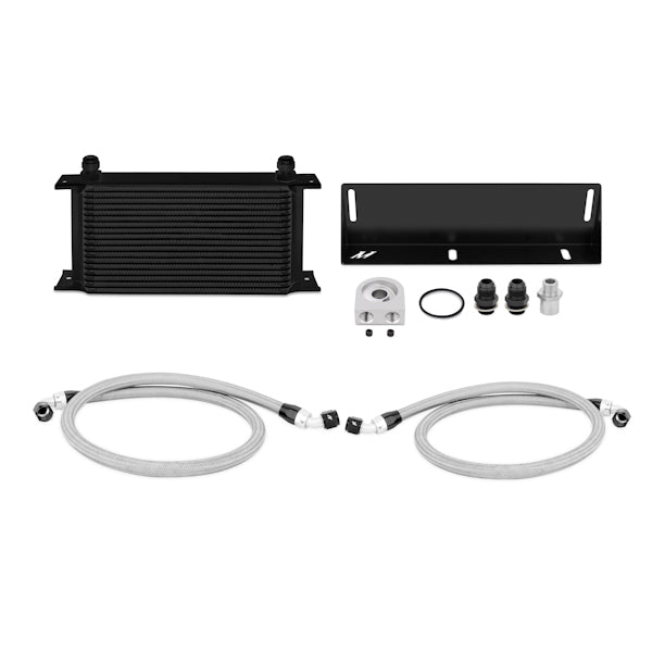 Black Oil Cooler Kit <br> 79-93 Ford Mustang