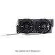 Heavy-Duty 17in Same-Side Outlets Oil Cooler <br> 20.78 L X 2.55 W X 7.79 in H