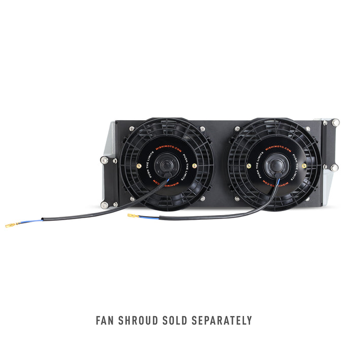 Heavy-Duty 17in Same-Side Outlets Oil Cooler <br> 20.78 L X 2.55 W X 7.79 in H