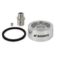 Oil Filter Spacer 32mm - Silver <br> 3 L X 3 W X 1.25 in H