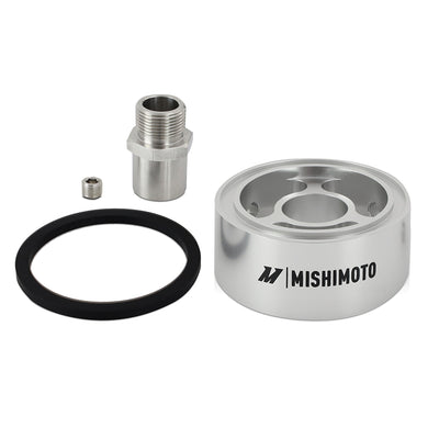 Oil Filter Spacer 32mm - Silver <br> 3 L X 3 W X 1.25 in H