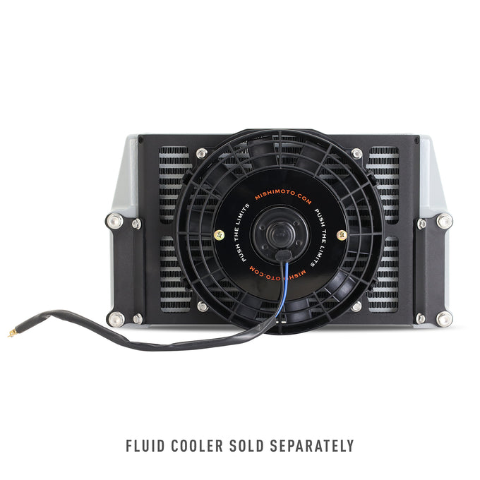 Heavy-Duty 10in Same-Side Outlets Oil Cooler <br> 13.85 L X 2.55 W X 7.79 in H