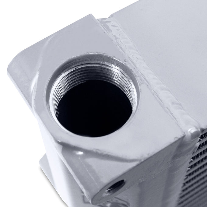 Heavy-Duty 17in Same-Side Outlets Oil Cooler <br> 20.78 L X 2.55 W X 7.79 in H