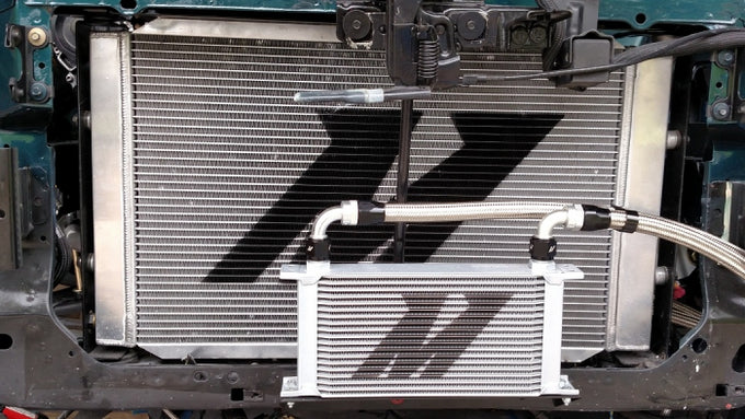 Universal 10 Row Oil Cooler Kit <br> 11 X 2.76 X 1.97