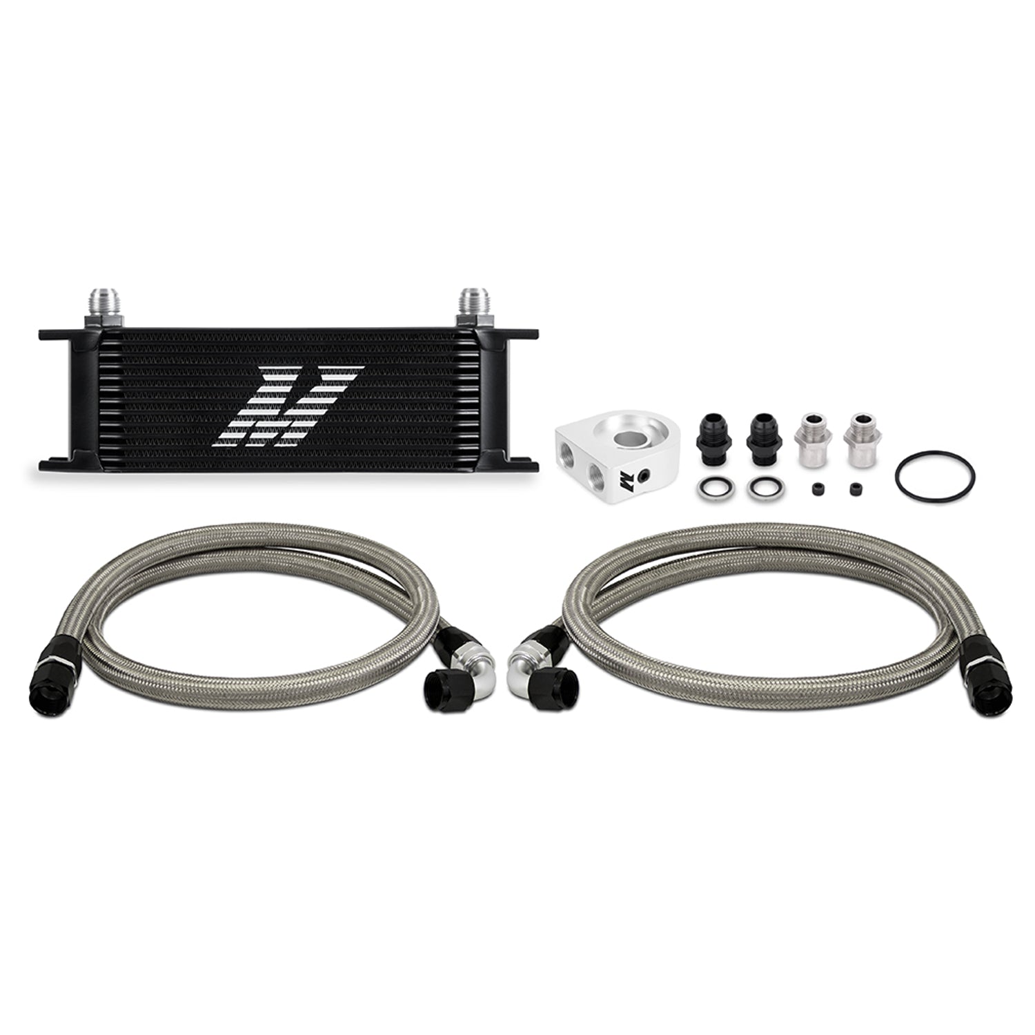 Universal 13 Row Oil Cooler Kit <br> 11 X 3.7 X
