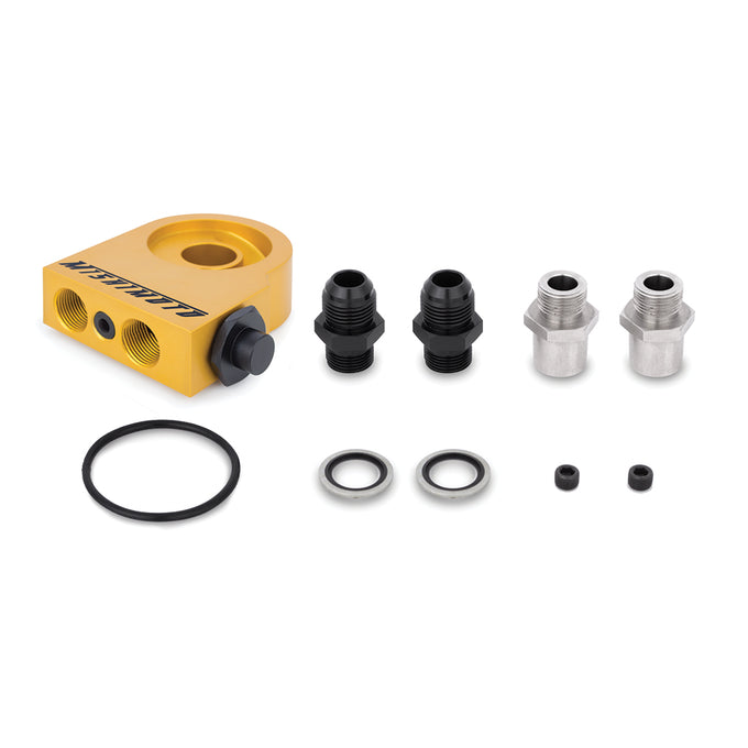 Universal Thermostatic 13-Row Oil Cooler Kit <br> 11 X 3.7 X