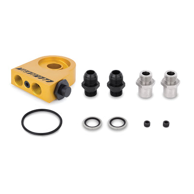 Universal Thermostatic 16-Row Oil Cooler Kit <br> 11 X 10.03 X