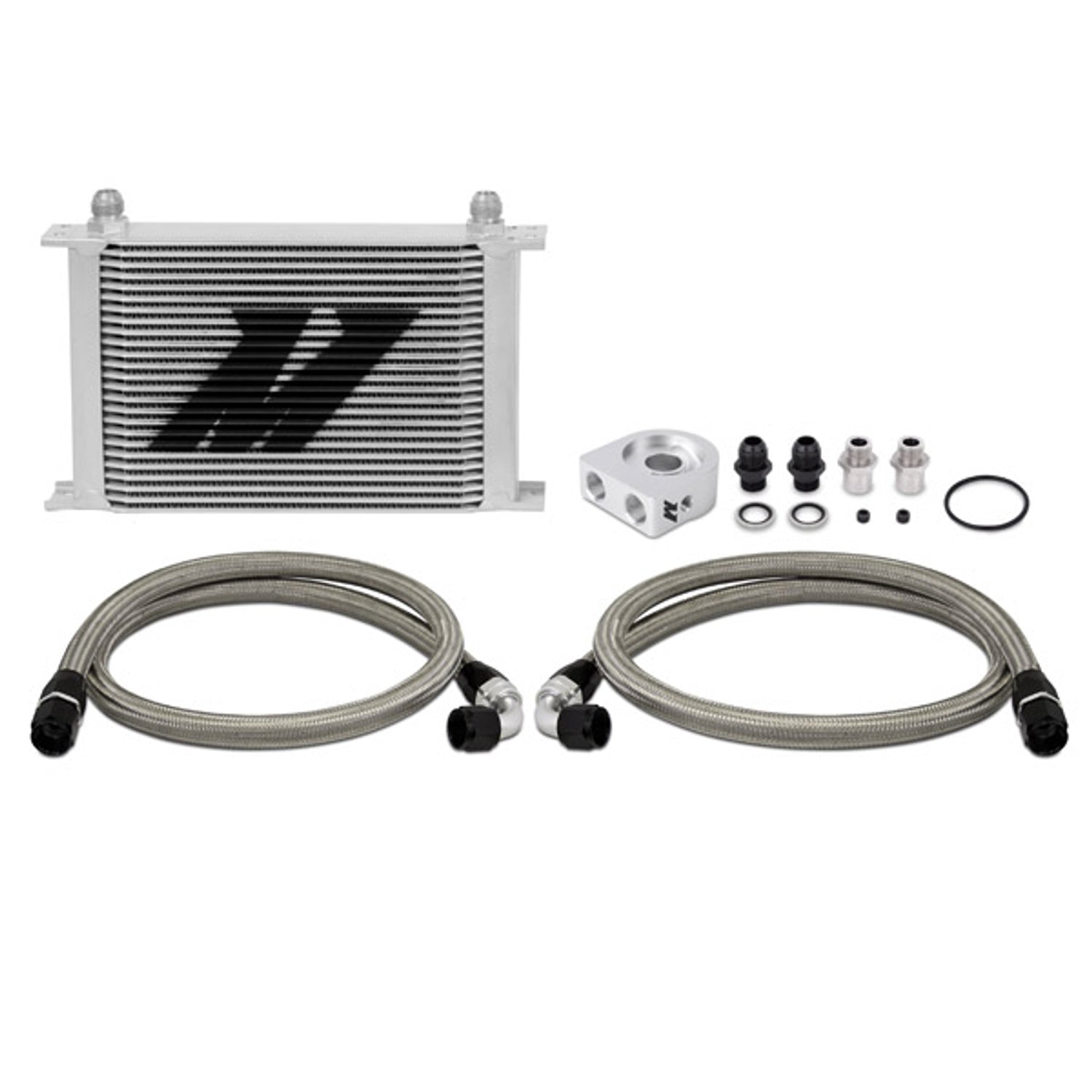 Universal 25 Row Oil Cooler Kit <br> 8.35 L X 1.97 W X 12.95 in H