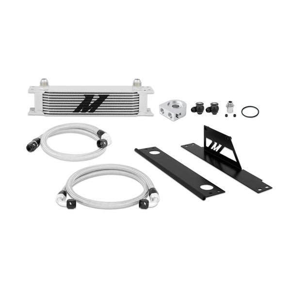 Silver, Oil Cooler Kit <br> 02-05 Subaru Impreza