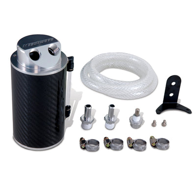 Carbon Fiber Oil Catch Can 10mm Fittings <br> Universal Fit