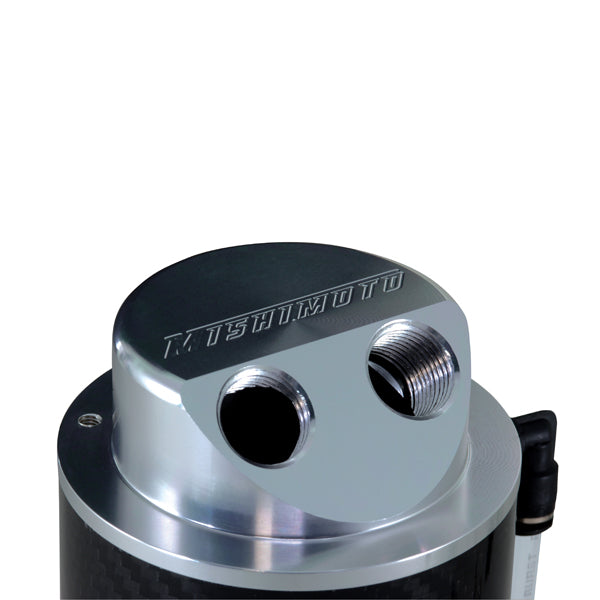 Carbon Fiber Oil Catch Can 10mm Fittings <br> Universal Fit