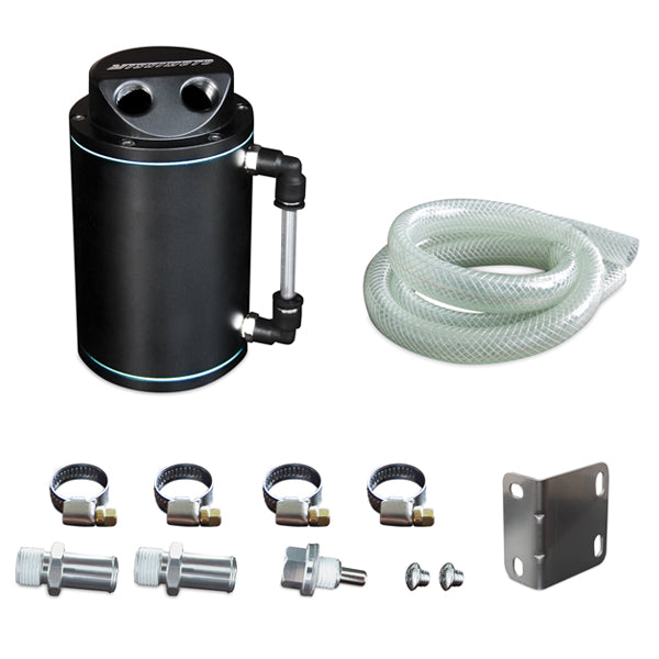 Black Oil Catch Can <br> Universal Fit