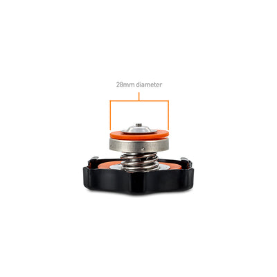 High Pressure 1.3 Bar Rated Small Radiator Cap <br> Universal Fit