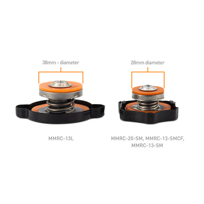 High Pressure 1.3 Bar Rated Small Radiator Cap <br> Universal Fit