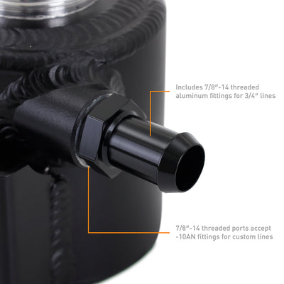 Universal Aluminum Coolant Expansion Tank <br> 96-23 Toyota Tundra Tacoma 4Runner