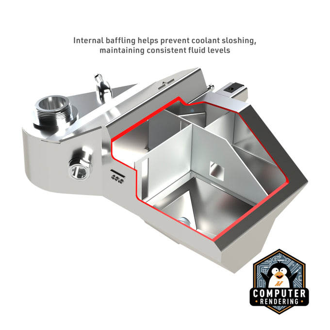 Aluminum Degas Bottle <br> 03-07 Ford F250-F550 Super Duty Excursion