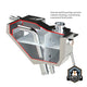 Aluminum Secondary Degas Tank <br> 11-22 Ford F-250 F-350 Super Duty
