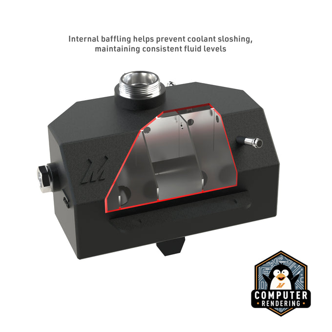 Aluminum Coolant Expansion Tank <br> 15-23 Ford Mustang 5.0L,2.3L,5.2L,3.7L