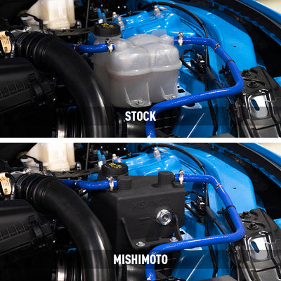 Aluminum Coolant Expansion Tank <br> 24-26 Ford Mustang 5.0L,2.3L