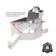 Aluminum Degas Tank <br> 13-18 Ram 2500-5500, 2013 Ram 4000 6.7L