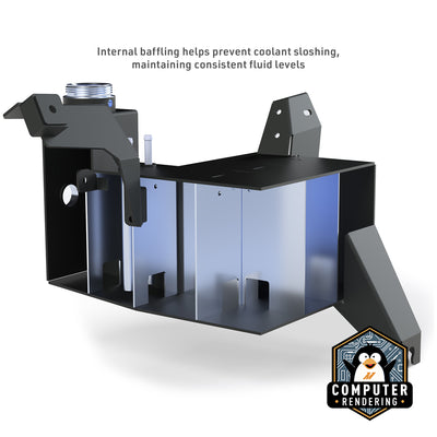 Aluminum Degas Tank <br> 19-25 Ram 2500 3500 5500 6.7L