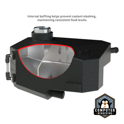 Aluminum Expansion Tank <br> 13-21 Ford Focus, Transit Connect, Escape